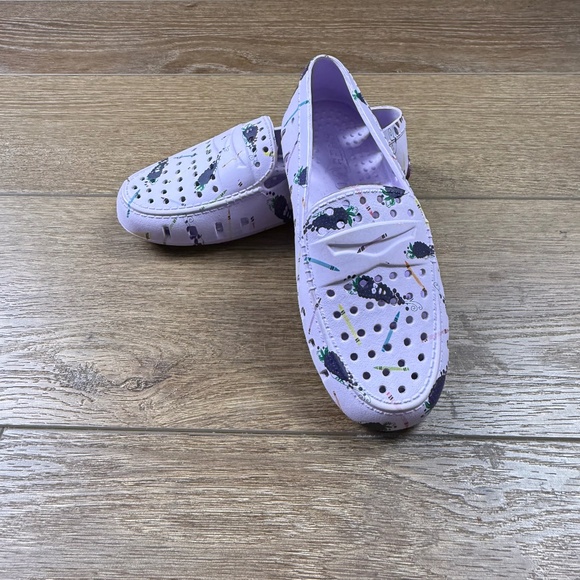 Floafers Prodigy x Crayola Silly Scents Grape Purple Youth sz 1 Slip On Loafer - Picture 1 of 8